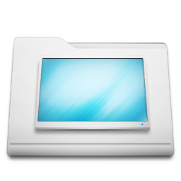 white folder desktop